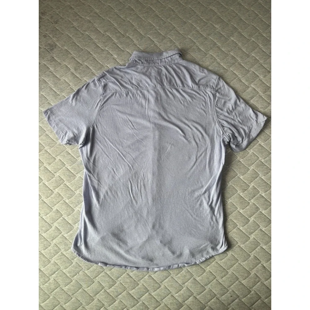 Bonobos Shirt Mens Large Light Purple Slim Fit Short Sleeve Button Down Casual‎